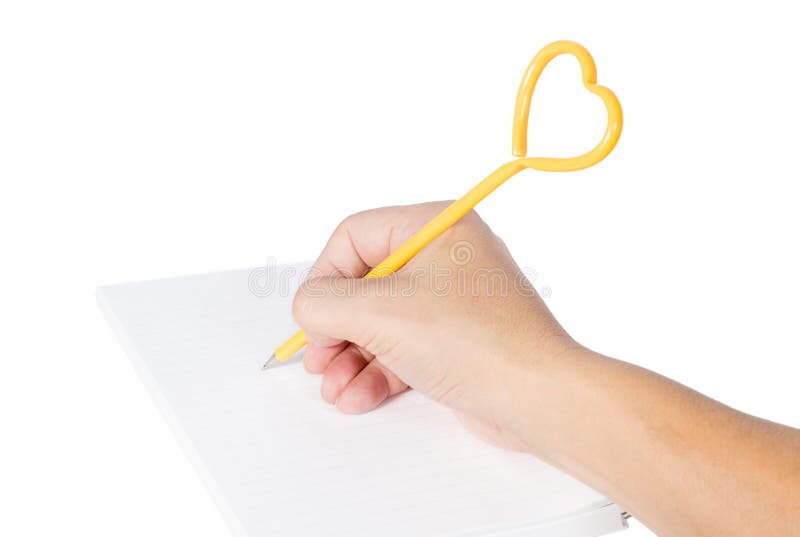 Writing royalty free stock image
