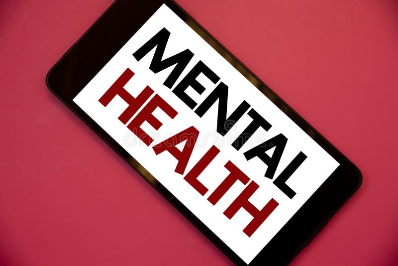 Writing note showing Mental Health. Business photos showcasing Psychological and Emotional Condition Wellbeing of a person stock photo Writing note showing Mental Health. Business photos showcasing Psychological and Emotional Condition Wellbeing of a person stock photo