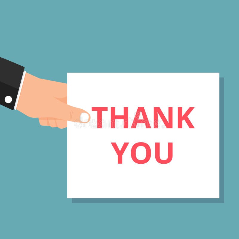 Writing note showing Thank You Motivational Call royalty free illustration