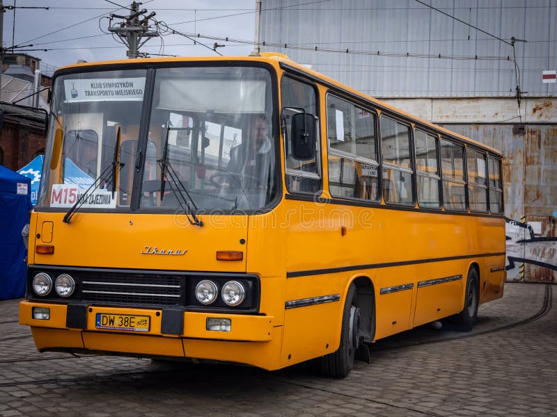 Ikarus bus interior editorial photography. Image of poznan - 134837967