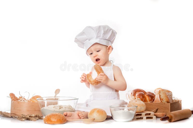 Wrong eating behavior. Children who are overweight should not eat high-fat or fried foods. Because the main components are starch stock photography