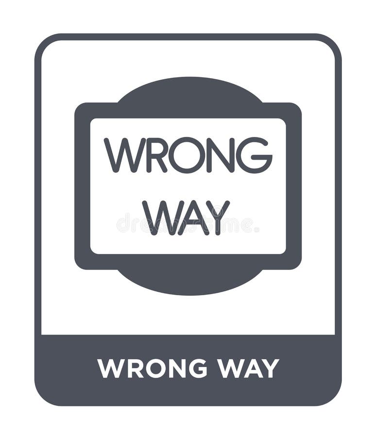 wrong way icon in trendy design style. wrong way icon isolated on white background. wrong way vector icon simple and modern flat royalty free illustration wrong way icon in trendy design style. wrong way icon isolated on white background. wrong way vector icon simple and modern flat royalty free illustration