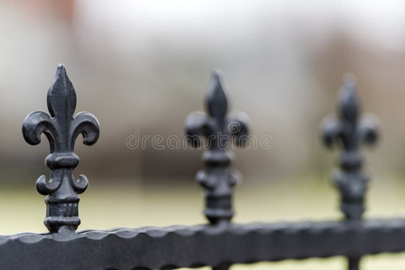 Wrought-iron fences, decorations royalty free stock photography Wrought-iron fences, decorations royalty free stock photography