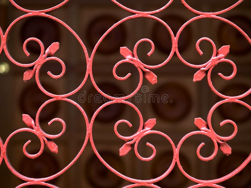 Wrought Iron Gate stock photo