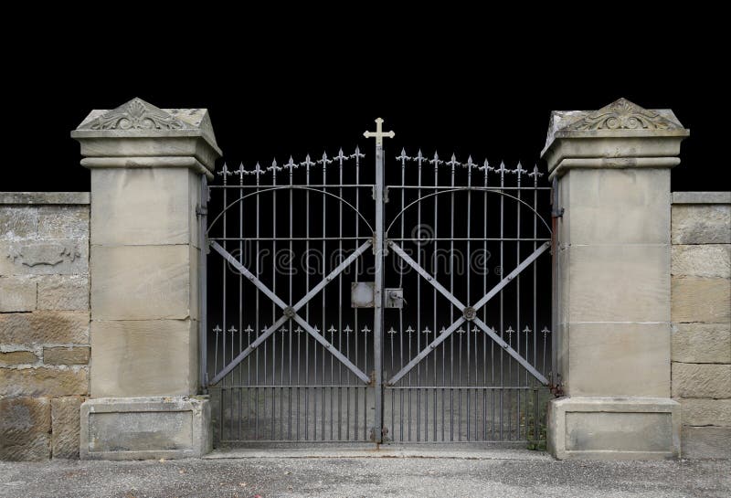 Wrought-iron gate royalty free stock images Wrought-iron gate royalty free stock images