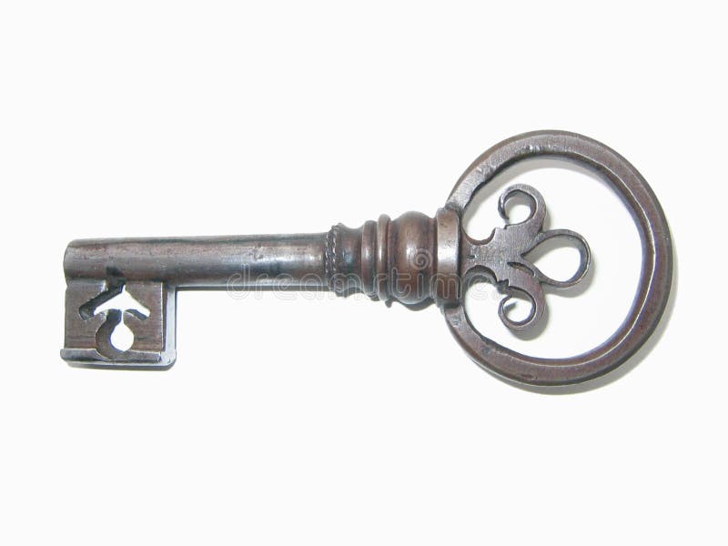 Wrought iron key stock photo. Image of smith, vintage 1092196