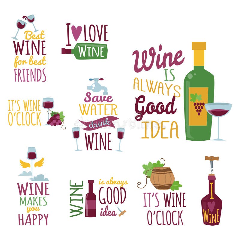 Wręcza patroszone naturalne odznaki i etykietki dla wino alkoholu menu wektorowego ilustracyjnego restauracyjnego znaka ilustracji Wręcza patroszone naturalne odznaki i etykietki dla wino alkoholu menu wektorowego ilustracyjnego restauracyjnego znaka ilustracji