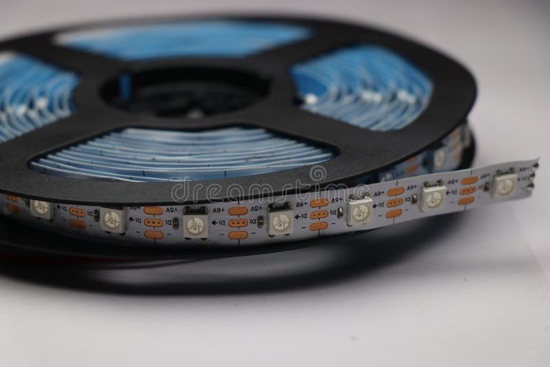 WS2812B Led strip light. Reel of LED strip light which is addressable type used for amazing light setups. WS2812B Led strip light. Reel of LED strip light which is addressable type used for amazing light setups