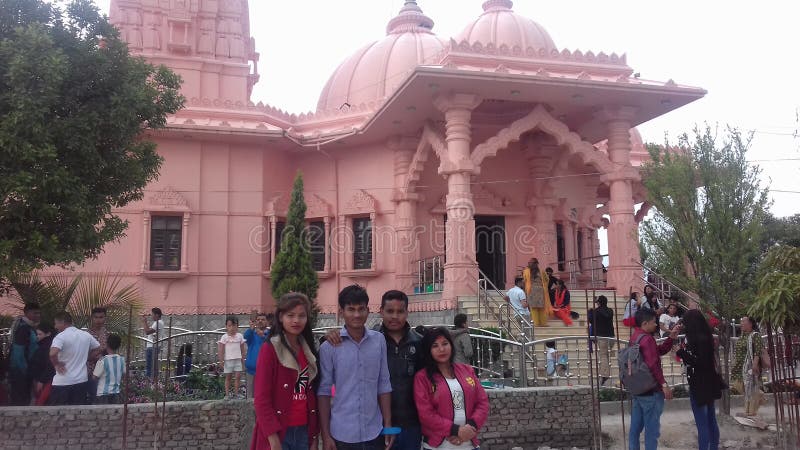 It is krishna temple. Here people are enjoying everyday. It is peaceful place beautiful flowers. It is krishna temple. Here people are enjoying everyday. It is peaceful place beautiful flowers