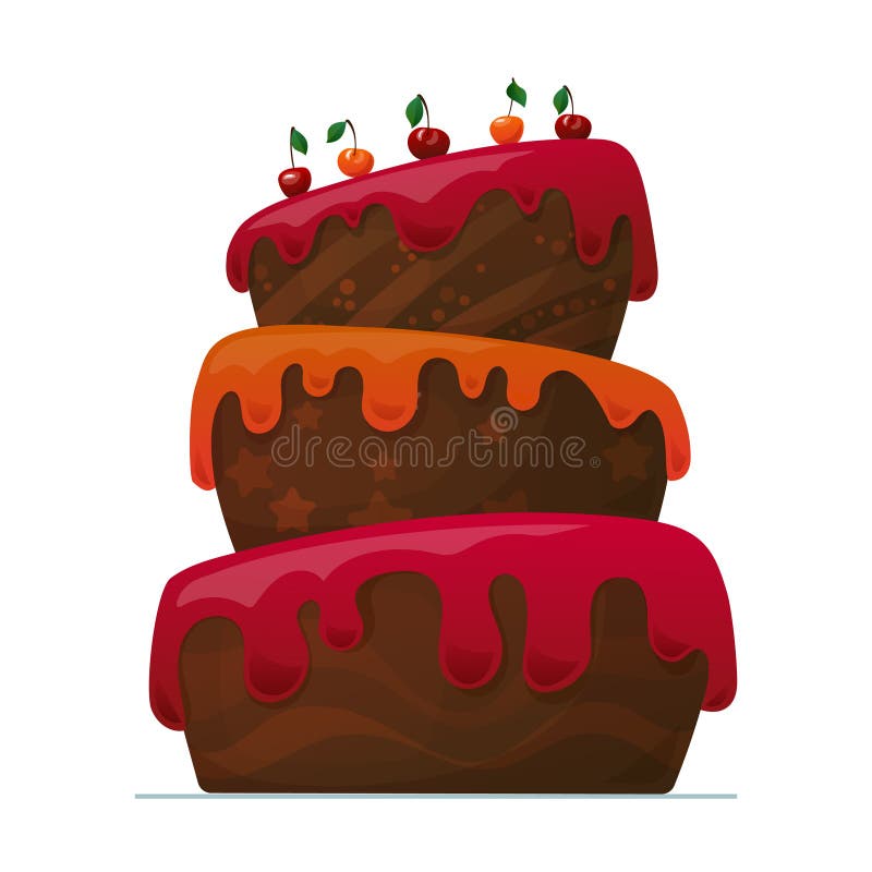 Wszystkiego Najlepszego Z Okazji Urodzin tort z czekoladą t?a ilustracyjny rekinu wektoru biel