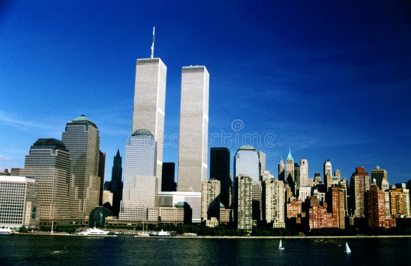 WTC twin towers in New York,USA