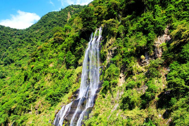 Wulai Waterfall is located in Wulai District, New Taipei City, Taiwan