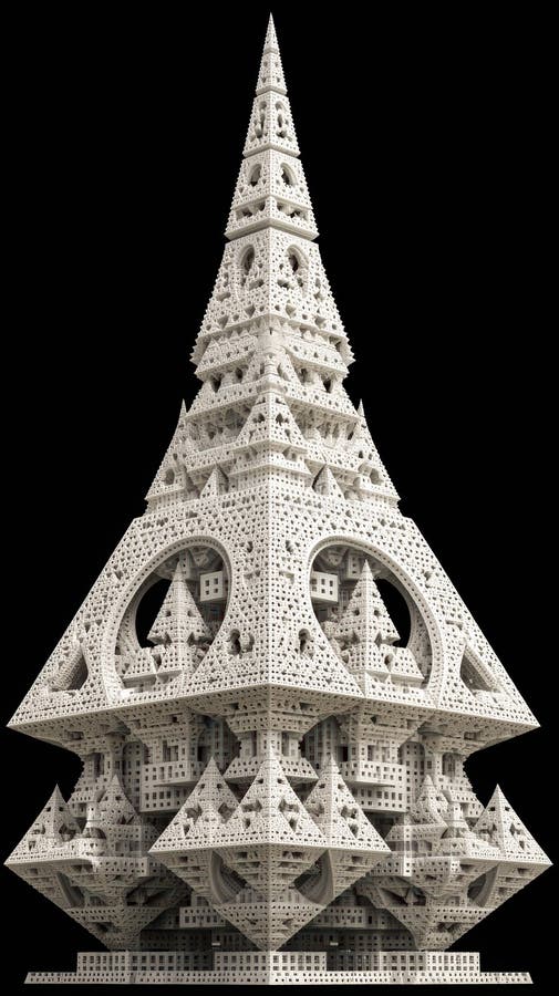 Wunderbaum Pythagoras zeigt komplexe geometrische Formen und mathematische Schönheit. Dieser fraktale Wunderbaum der Pythagoras zeichnet sich durch komplexe Formen mit präzisen Mustern aus, die mathematische Eleganz symbolisieren. AI generiert