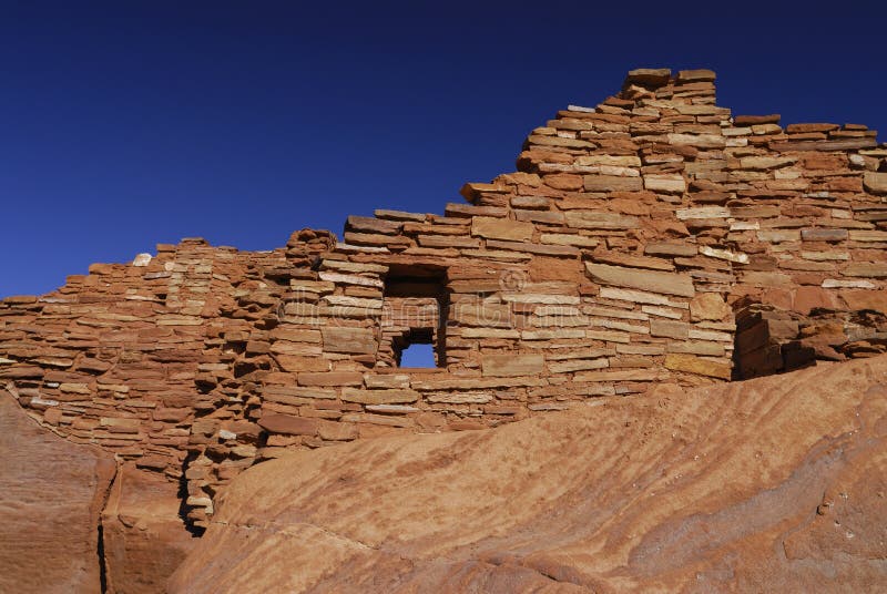 Ancient Pueblo Indian Ruins Stock Photo Image of building, desert