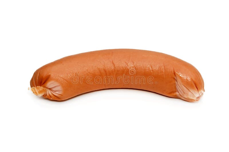 Wurst lokalisiert lizenzfreies stockbild