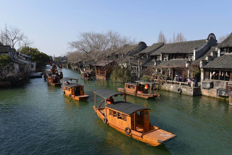 The scenery of Wuzhen town in Zhejiang, China