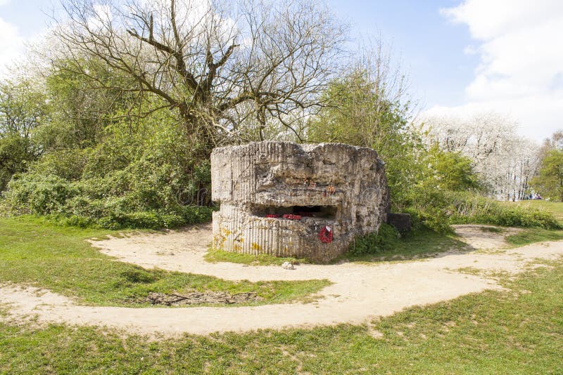 Sandbag Bunker Old Military Bunker Base Stock Photo 414239947