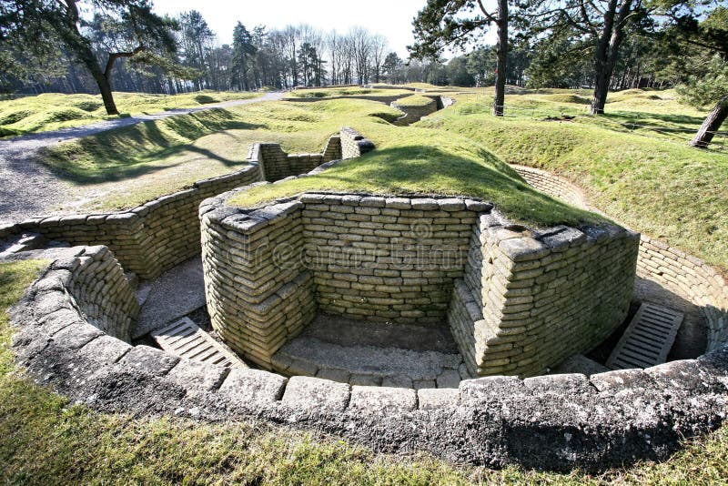 WW1 trench at Vimy Ridge