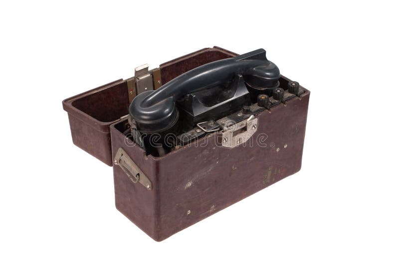 Ww2 militarny telefon obrazy stock Ww2 militarny telefon obrazy stock