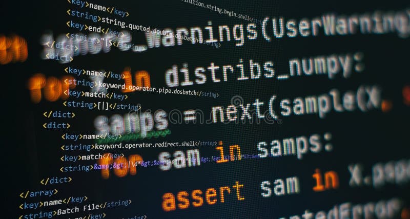 WWW software development. Mobile app developer. Innovative startup project. Website programming code royalty free stock images