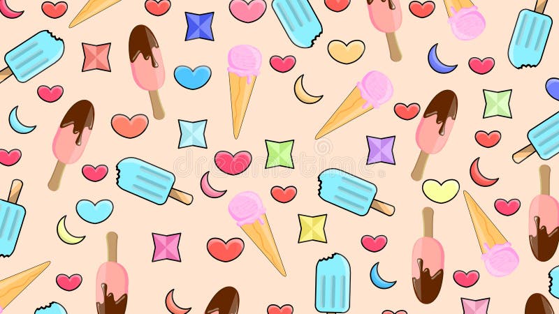 Wy?mienicie lody wz?r royalty ilustracja Wy?mienicie lody wz?r royalty ilustracja
