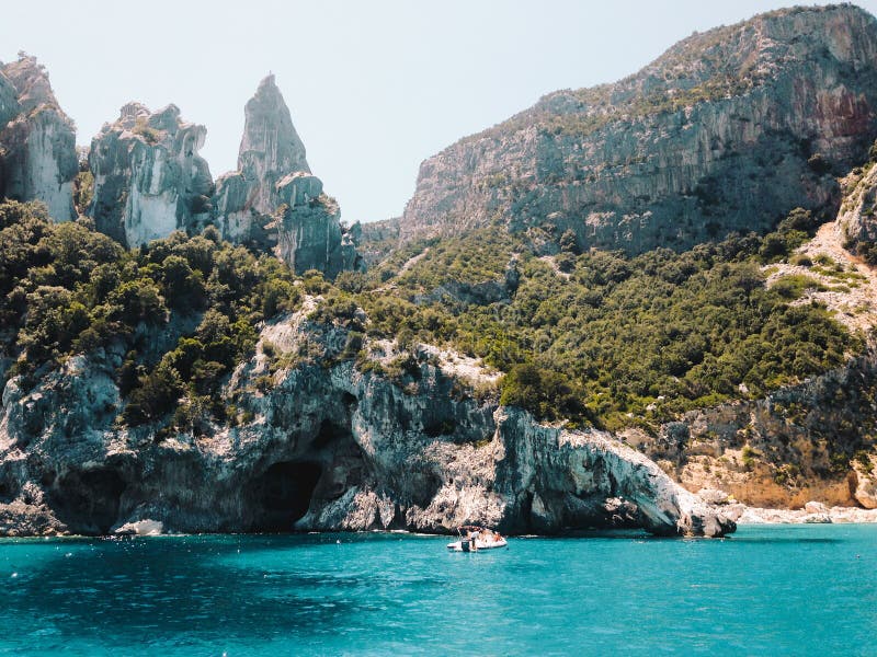 Wybrzeże w Sardinia, Włochy fotografia stock Wybrzeże w Sardinia, Włochy fotografia stock