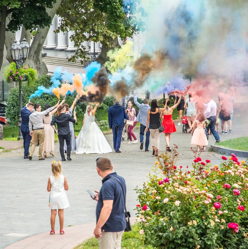 Wydarzenie odbyło się w centralnym mieście Odessa na Ukrainie, 12 sierpnia 2019 fotografia royalty free Wydarzenie odbyło się w centralnym mieście Odessa na Ukrainie, 12 sierpnia 2019 fotografia royalty free