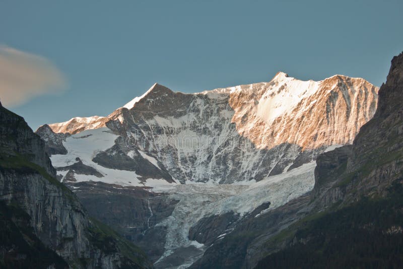 View on high mountains on summer, Switzerland. View on high mountains on summer, Switzerland