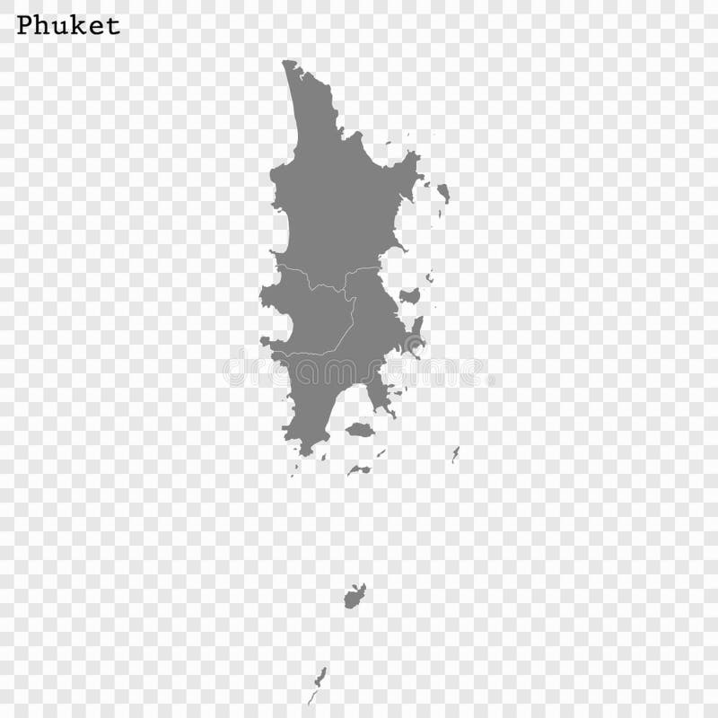 Wysokiej Jakości mapa jest prowincją Tajlandia royalty ilustracja Wysokiej Jakości mapa jest prowincją Tajlandia royalty ilustracja
