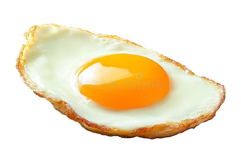Wysokiej jakości PNG Fried Egg Sunny Side Up izolowane na białym tle ilustracji