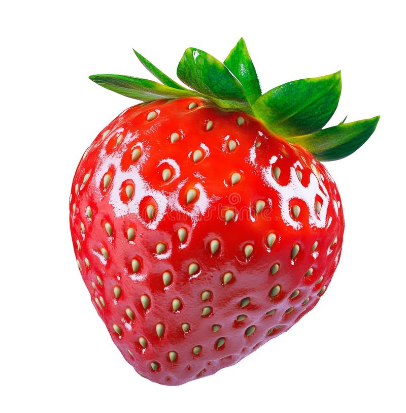 Wysokiej jakości PNG Truskawkowe Czerwone Owoce Izolowane ilustracja wektor