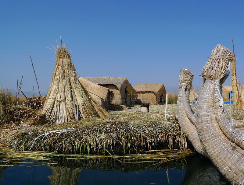 wyspy Peru uros obraz royalty free wyspy Peru uros obraz royalty free