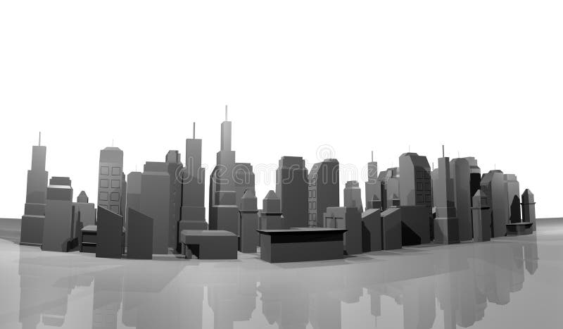 Wzorcowy miasto ilustracji