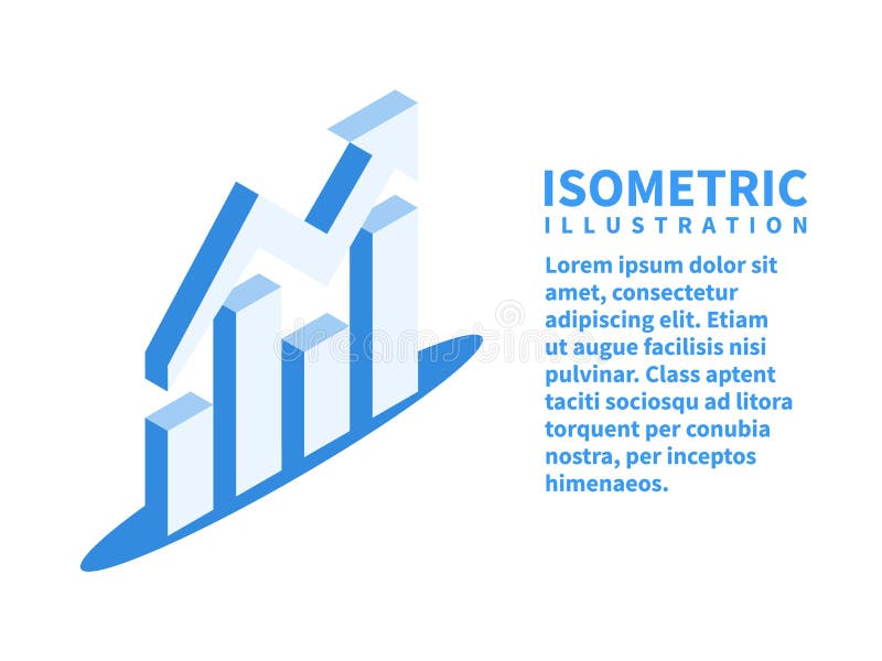 Wzrostowa mapa, pieniężna mapa z strzałkowatą ikoną Isometric szablon dla sieć projekta w mieszkania 3D stylu również zwrócić cor ilustracji Wzrostowa mapa, pieniężna mapa z strzałkowatą ikoną Isometric szablon dla sieć projekta w mieszkania 3D stylu również zwrócić cor ilustracji