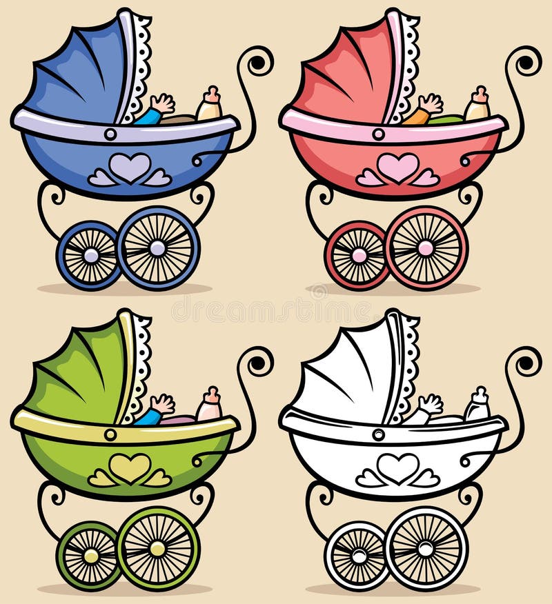 wózek spacerowy ilustracja wektor wózek spacerowy ilustracja wektor