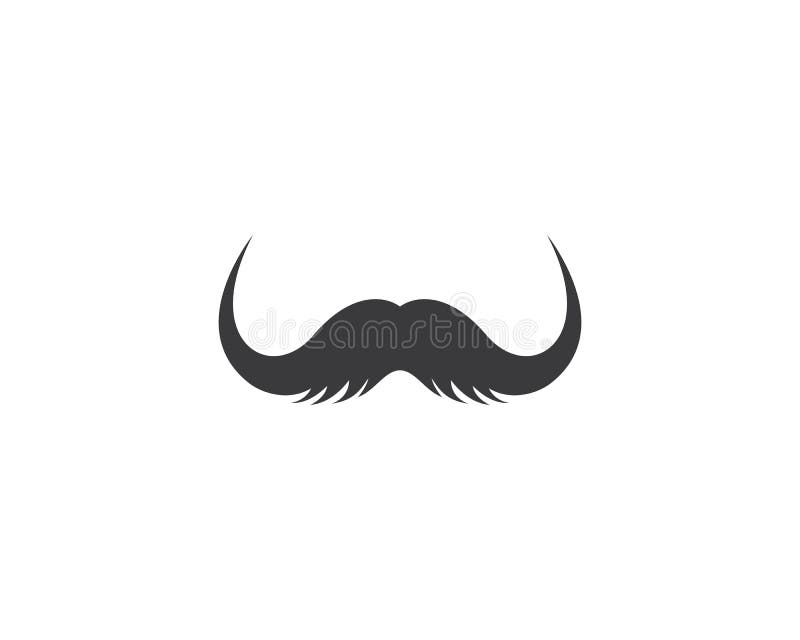Wąsy logo szablon ilustracji Wąsy logo szablon ilustracji