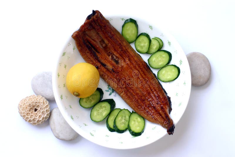 węgorz grillowany unagi japończykiem. zdjęcia stock węgorz grillowany unagi japończykiem. zdjęcia stock