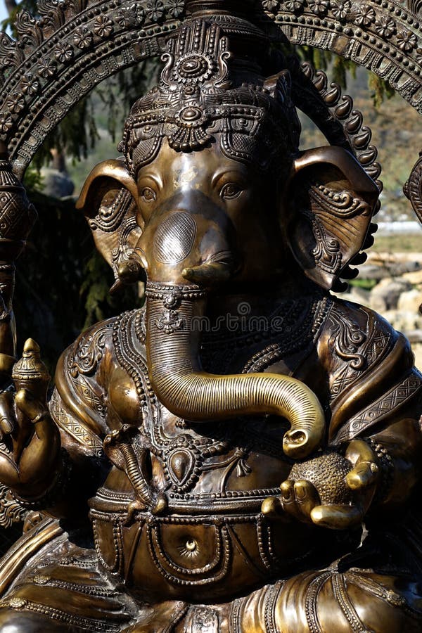 Władyki Ganesha statua - hinduism słonia bóg obrazy stock Władyki Ganesha statua - hinduism słonia bóg obrazy stock