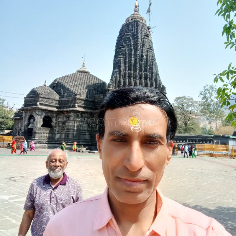Władyki Shiva świątynia, Jyotirlinga Trimbakeshwar, maharashtra, India zdjęcie stock Władyki Shiva świątynia, Jyotirlinga Trimbakeshwar, maharashtra, India zdjęcie stock