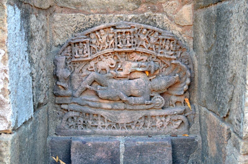 Władyki Vishnu statua przy Rani ki vav, patan, Gujarat