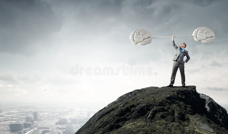 Siła w dobrym pomyśle obraz royalty free