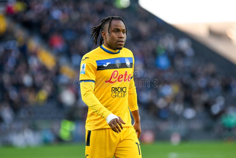 Mecz włoskiej Serie A - Udinese Calcio vs Atalanta BC (archiwum portretów fotografia stock