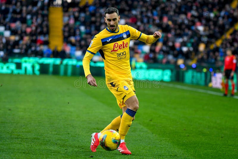 Mecz włoskiej Serie A - Udinese Calcio kontra Atalanta BC (archiwum portretów obraz stock