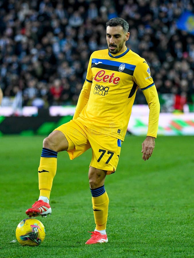 Mecz włoskiej Serie A - Udinese Calcio kontra Atalanta BC (archiwum portretów obrazy stock