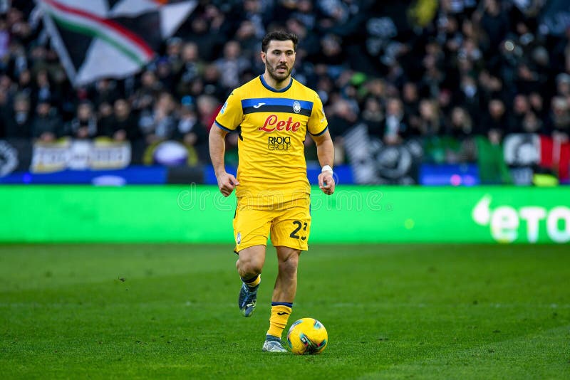 Mecz włoskiej Serie A - Udinese Calcio kontra Atalanta BC (archiwum portretów zdjęcia stock