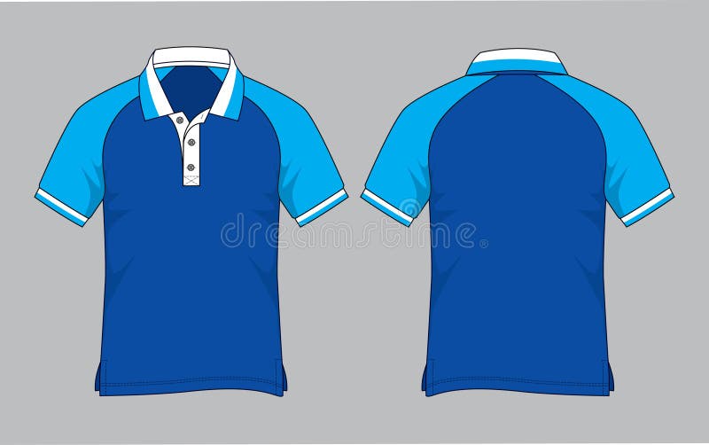 Set Polo Shirt Design Vector with White/Red Colors Stock Illustration ...