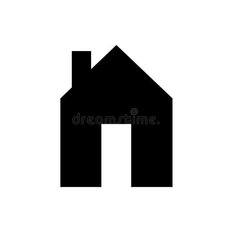 House or Residence Vector Icon and Home Symbol Icon Vector Illustration ...
