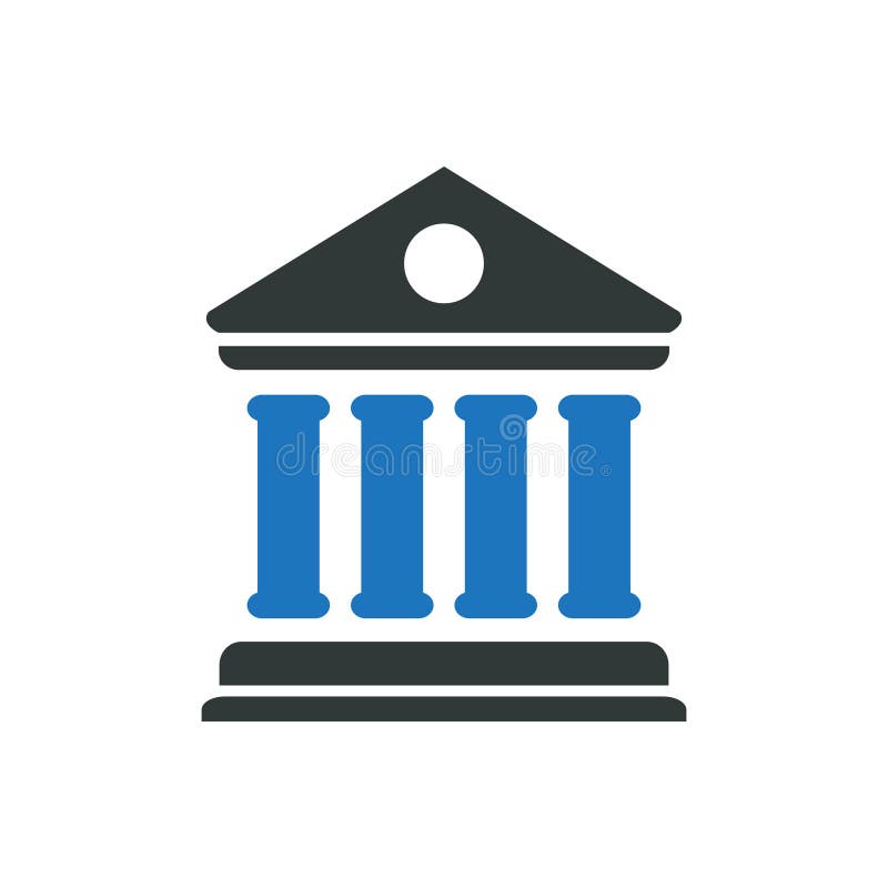University icon stock illustration
