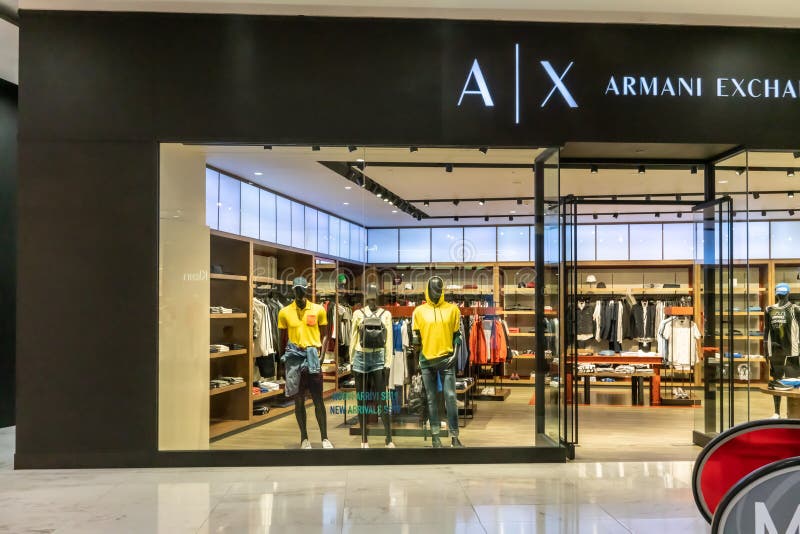 A|X Armani Exchange at Emquartier Thailand, Apr 25, 2019 Editorial Image -  Image of commercial, sale: 148671775