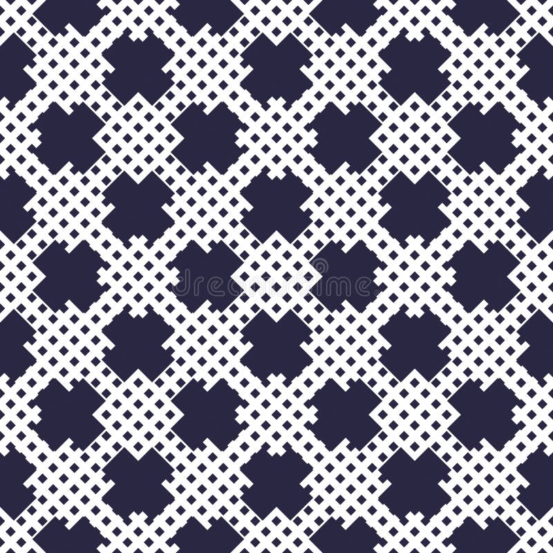 X crosses seamless minimalistic vector background with small regular dots, minimal simple geometric pattern. Single color, black vector illustration X crosses seamless minimalistic vector background with small regular dots, minimal simple geometric pattern. Single color, black vector illustration